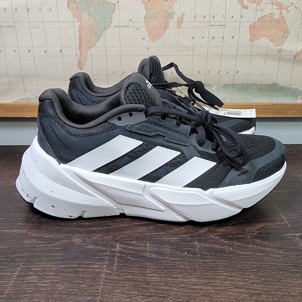 BRAND NEW Adidas Adistar Black White Womens Size 7.5